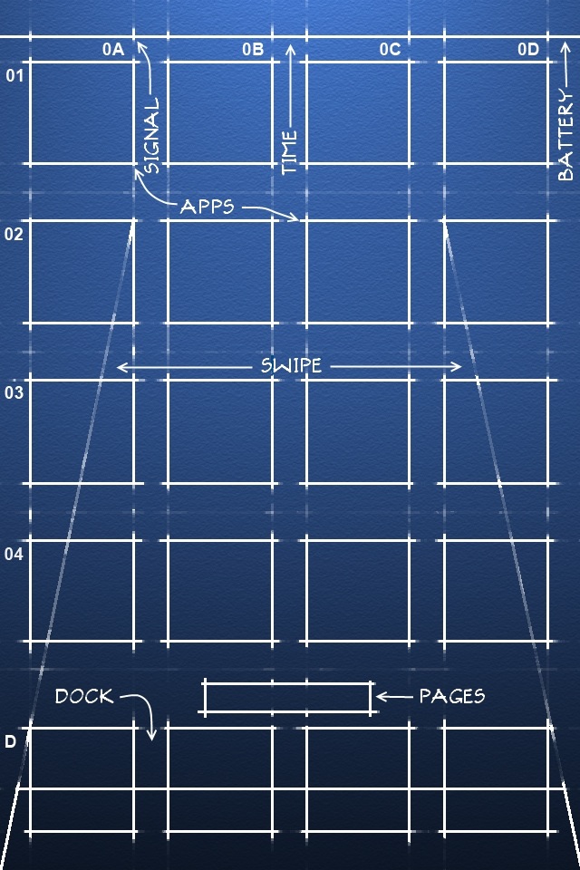 blueprint template iphone 4 wallpaper