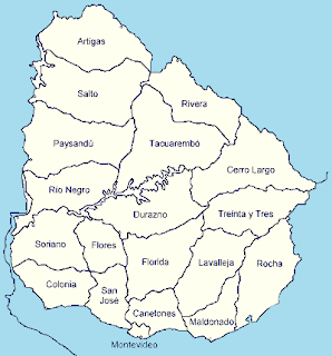 Cosa de Esteban: Mapa de Uruguay