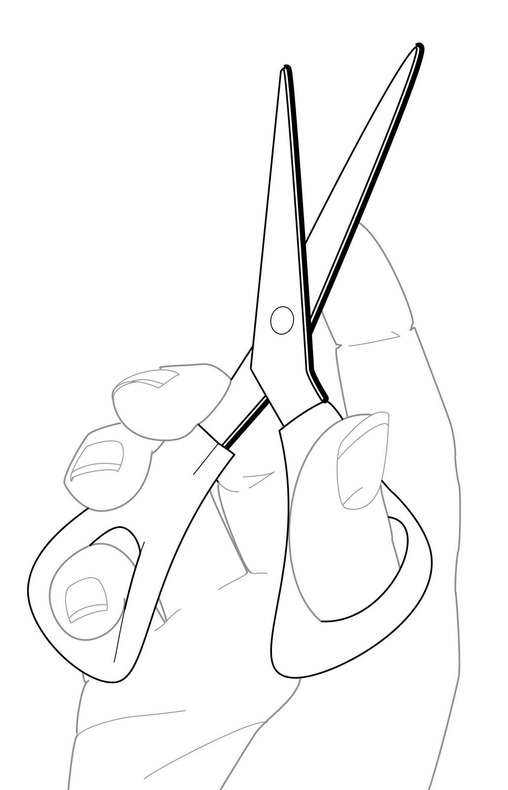 TK in her GARDEN Weeding in tight places