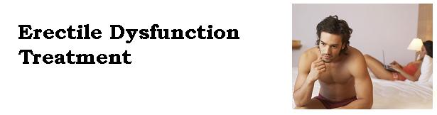 Erectile Dysfunction Treatment