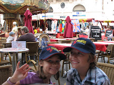 Enjoying a drink at the markets in Dijon