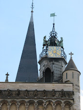 The clock on Notre Dame Dijon