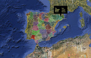 Dejo dos links de muestra: Zip: Áreas administrativas de España (spain )