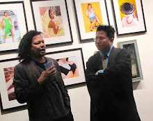 The Gallery Owner & my Photographer