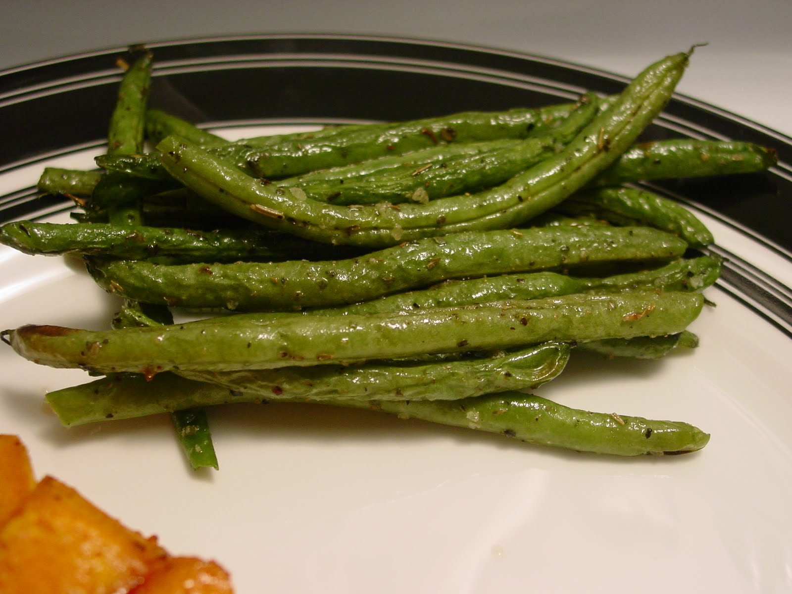 One Day At A Time From My Kitchen To Yours Oven Roasted Green Beans