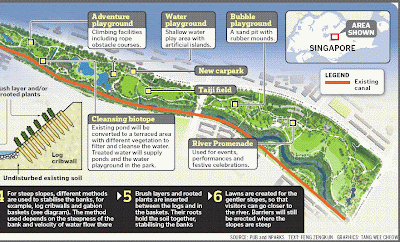 wildsingapore news: Bishan Park canal reshaped into river