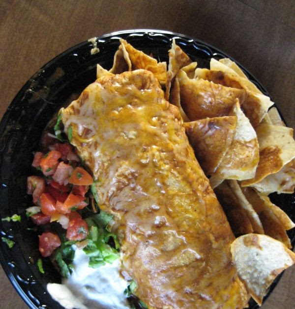 Review Baja Fresh Chicken Burrito Mexicano "Enchilado" Style Brand