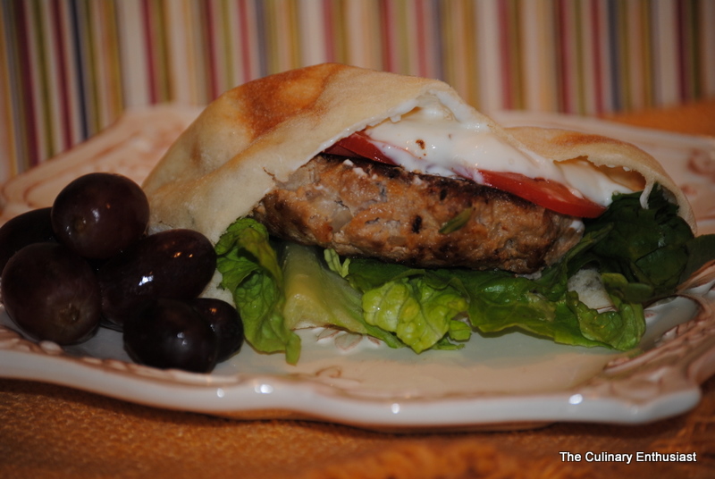 Greek turkey burgers