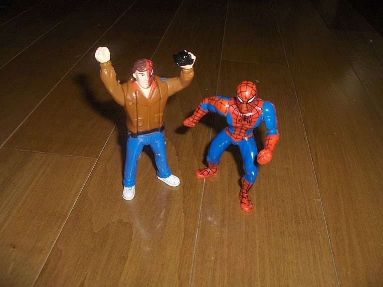 Fully Jointed Play Figures Flea Market Hunting Spiderman, G.I.Joe