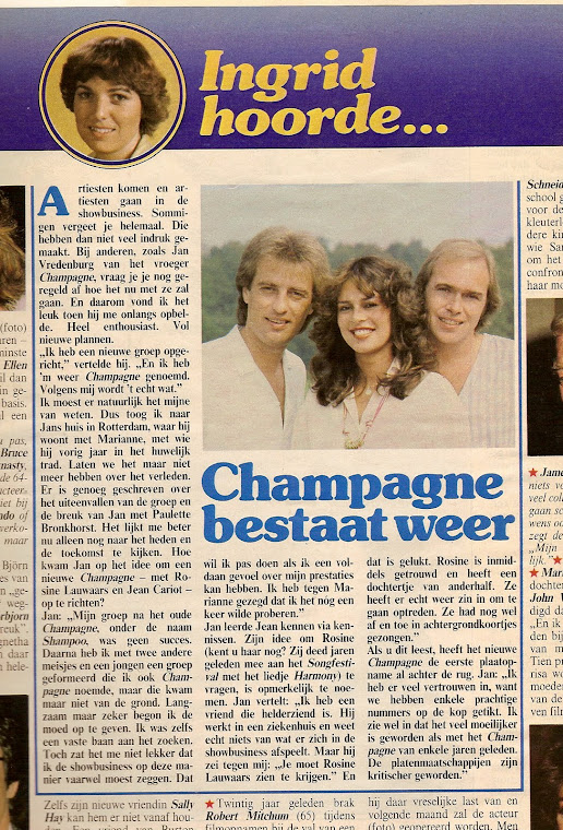 Champagne on its feet again