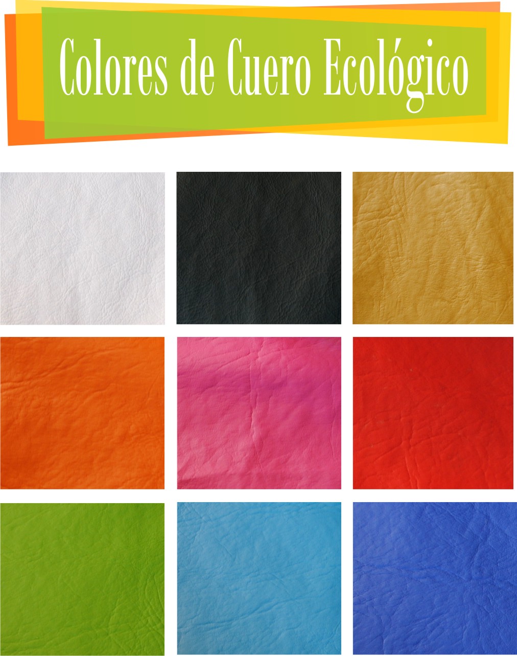 Yo Quiero ser una Chica Almodovar Colores de Cuero Ecológico