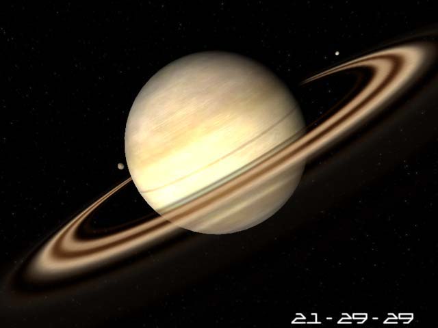 Saturn has thousands of rings. Saturn is the second largest planet in our 