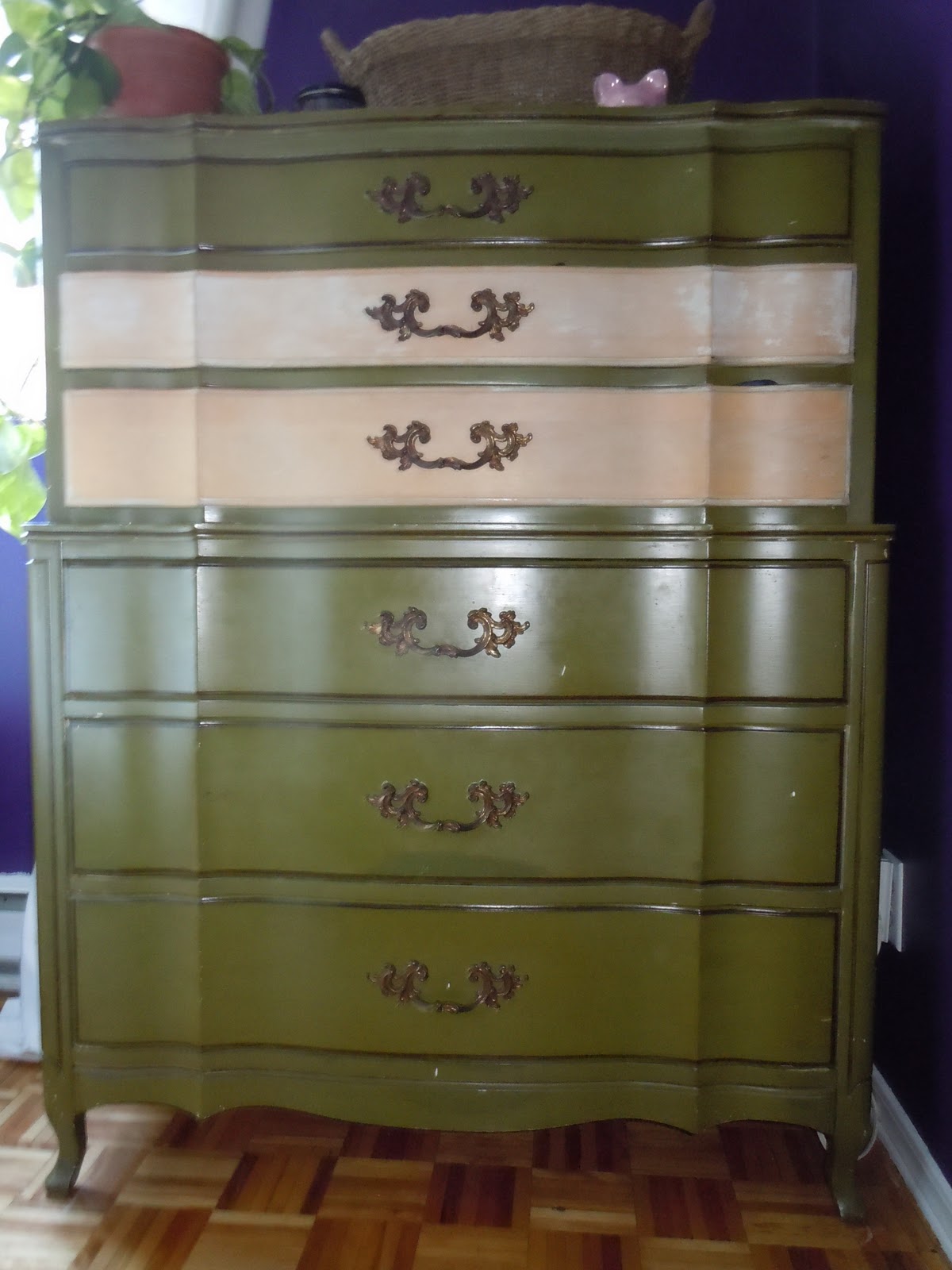 Artsy Elf's Small Apartment in a Big City Ugly Bedroom Furniture Redone!