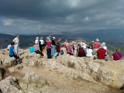 Group on top of Mt. Arbel