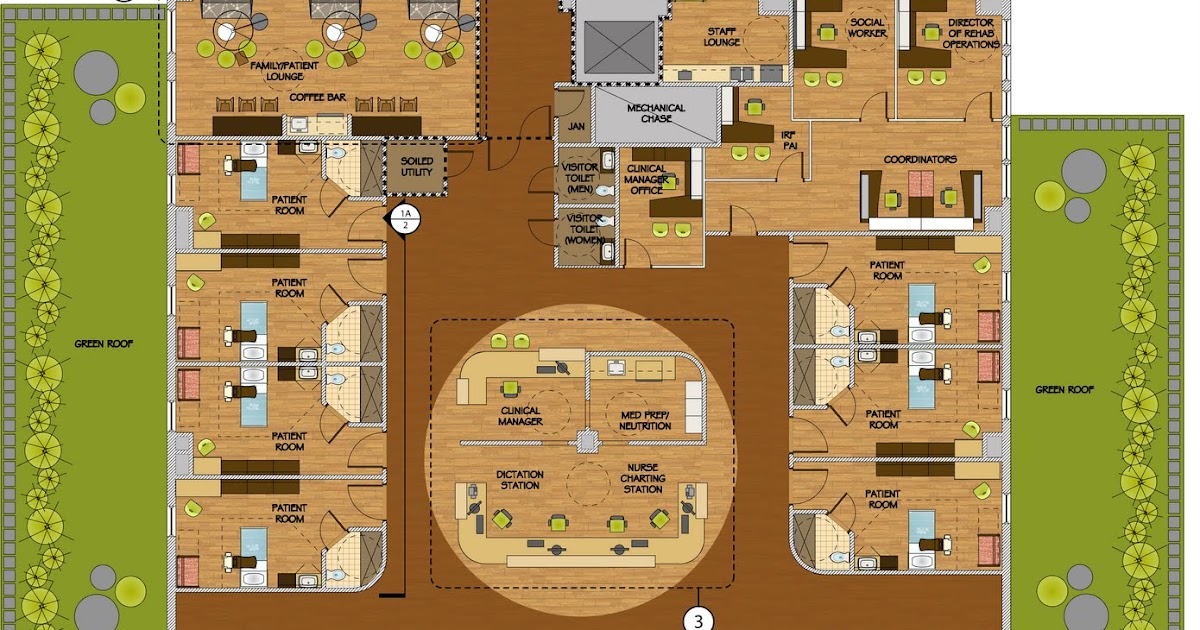 prehistoric Blake Medical Center Rendered Plan