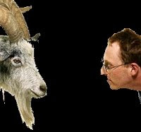 The movie Men Who Stare at Goats is based on a book written by Jon Ronson.