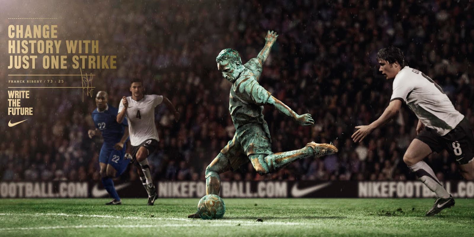 Resultado de imagem para propaganda nike write de future