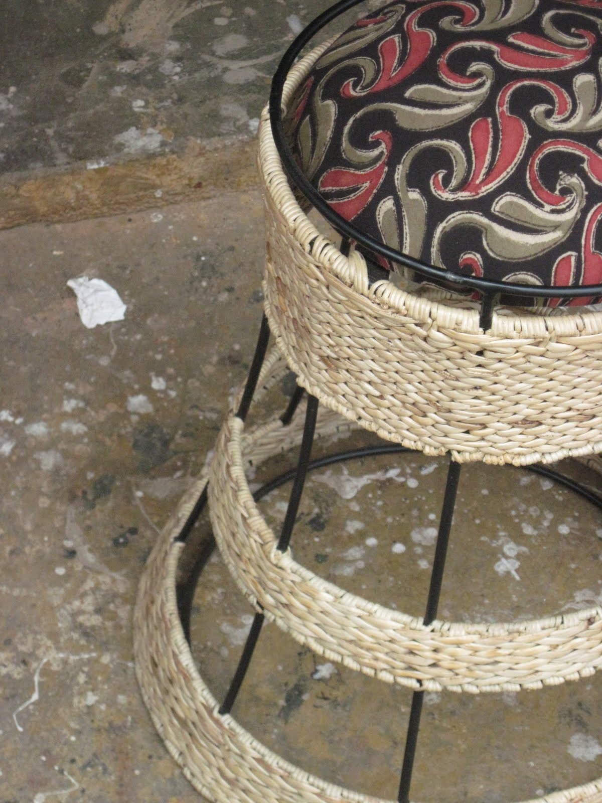 Tradition made Contemporary Banana fiber stool