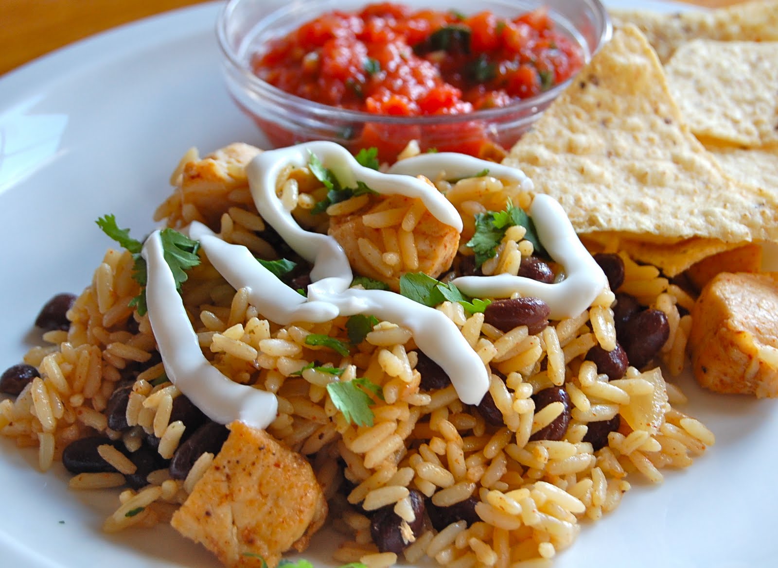 Chef Mommy Red Chili Chicken, Beans and Rice