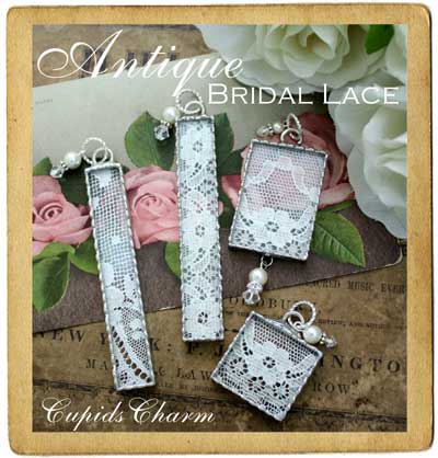 Bridal Jewelry Vintage on Cupids Charm   Notes From A Charmed Life  Antique Bridal Lace Jewelry