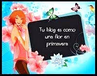 Tu blog es como una flor en primavera