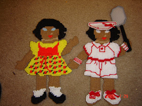 plastic canvas paper dolls