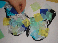 stained glass kids craft