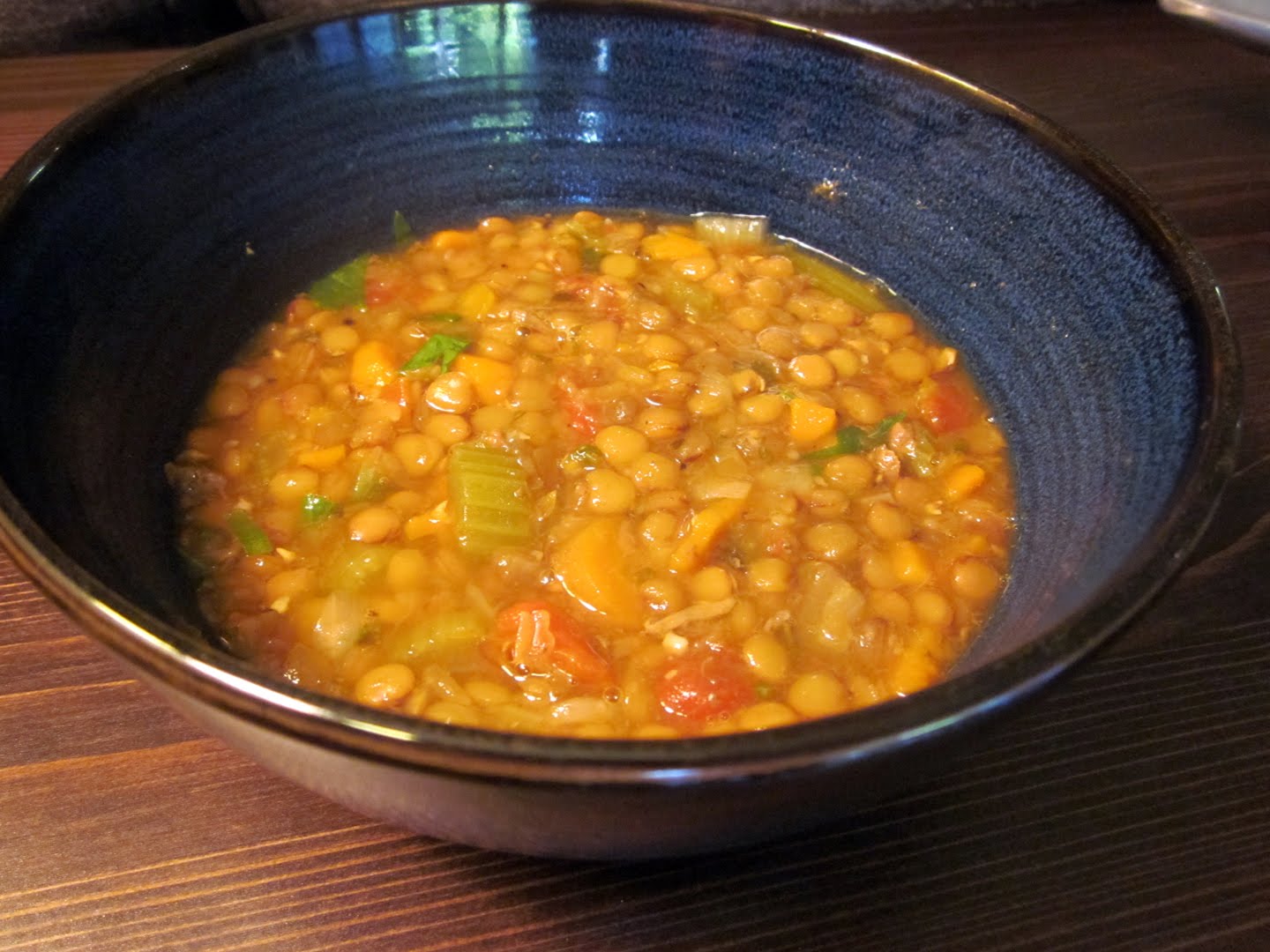 h*t I Bake: Lentil Soup made with Homemade Lamb Stock