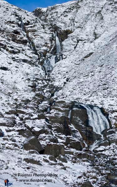 Mahon Falls Winter Scene