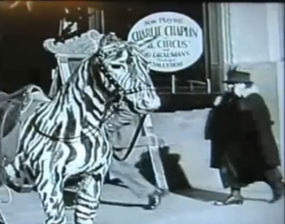 film Charlie Chaplin The Circus di Manns Chinese Theatre, Hollywood, California misterius