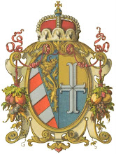 Brasão do Principality Count of Gorizia e Gradizca era parte do Reino de Illyria