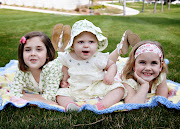 Three Happy Little Girls.