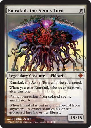 Eldrazi prerelease card: