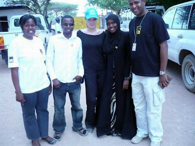 Angelina Jolie visits in Somali Kenya In her role as a goodwill ambassador