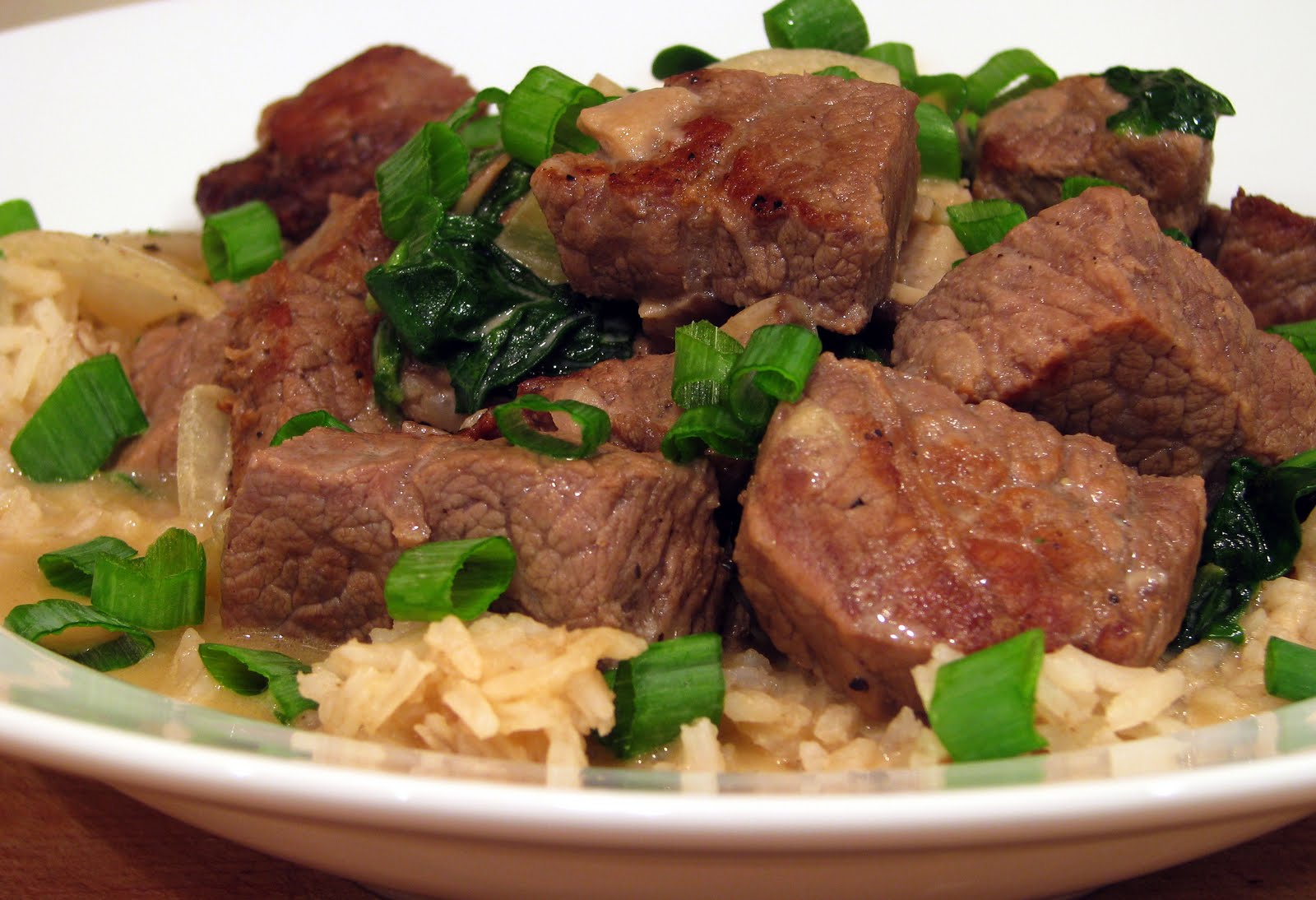 Jock's Good Grub Sauteed Beef Tip with Shiitake Mushrooms