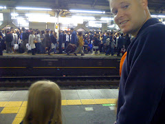 A few people on the platform