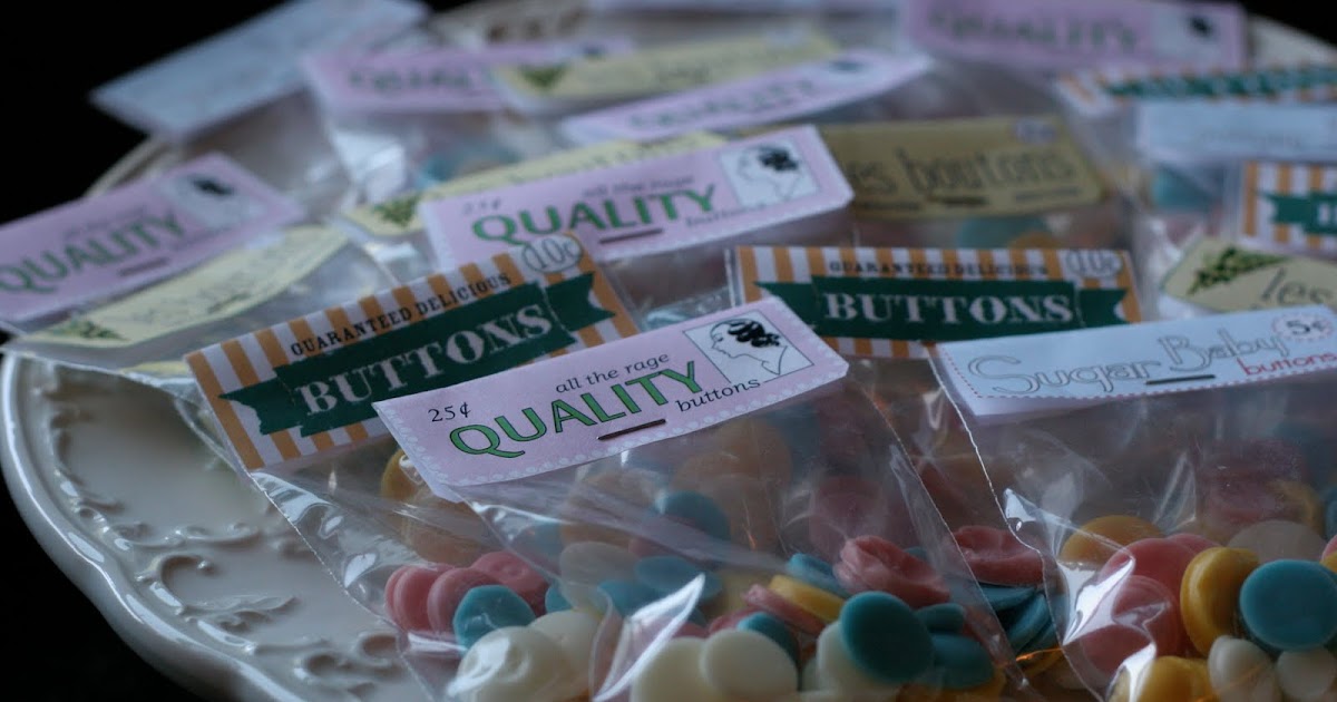 Vintage Candy Buttons