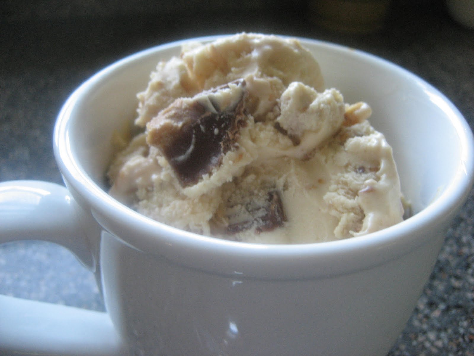 Homemade Peanut Butter Cup Ice Cream