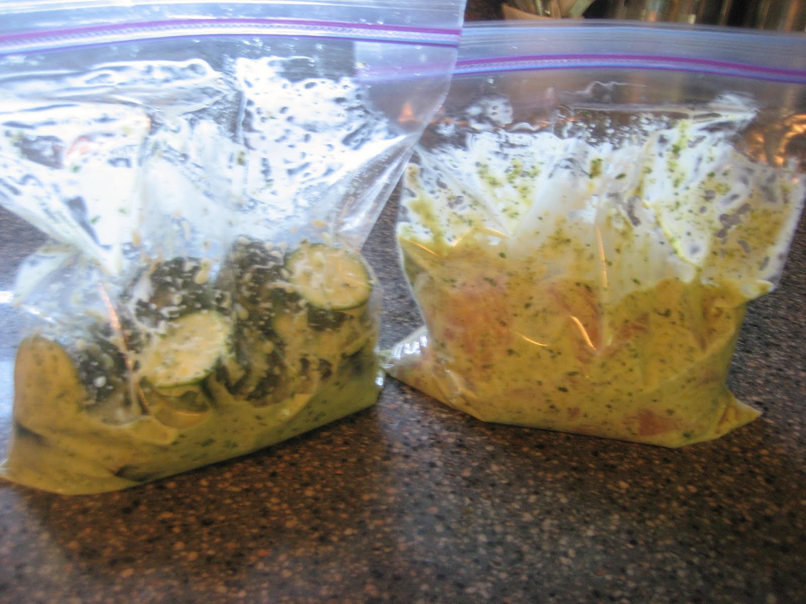 Lemon Sage Marinade and Chicken Zucchini Kabobs