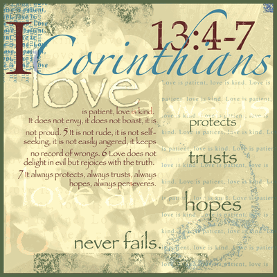 First Corinthians Love Kjv