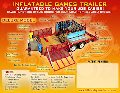 Inflatable Games Transport Trailer