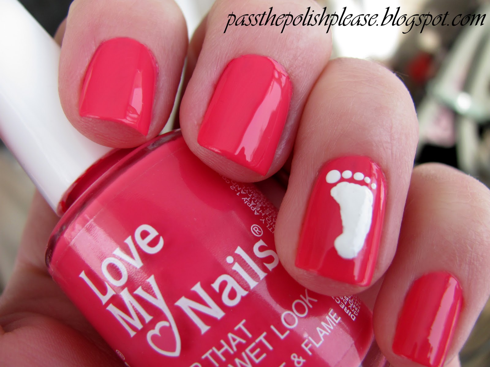 P The Polish Please Baby Shower Manicure Hope You All Enjoy This Manicure As Much I Enjoyed Wearing It Let Me Know What Think