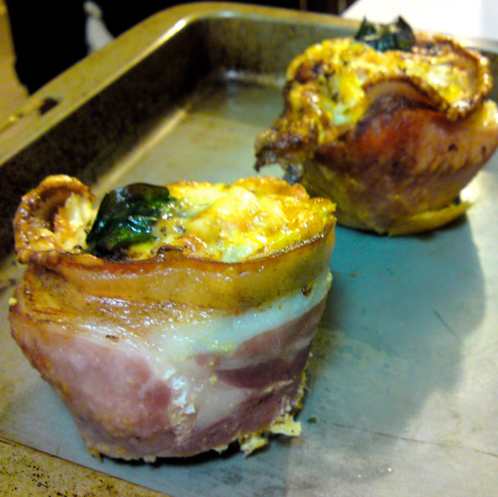 Girl Gone Primal Recipe BaconWrapped Mini Frittata