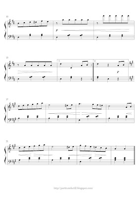 Free easy piano sheet music of Ferdinand Beyer : Etude 81