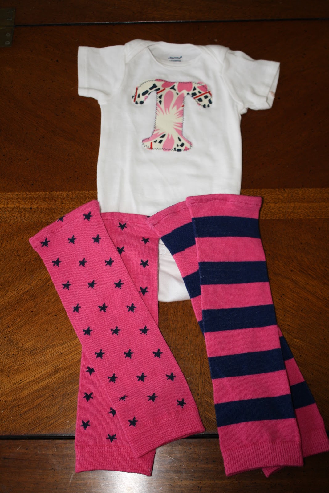 Designer Jules Stars and Stripes Leggings With Onesie