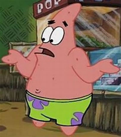 Patrick Star Confused