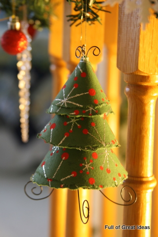 Paper Wire Christmas Tree Ornament