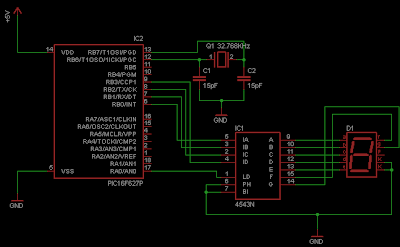 Schematic of 10-Second counter