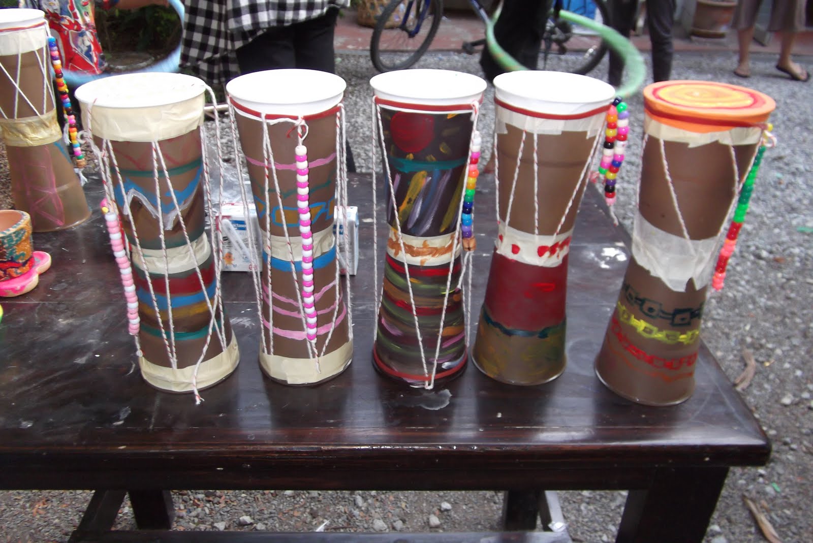 Young Lions Make Djembe Drums! Volunteer Blog