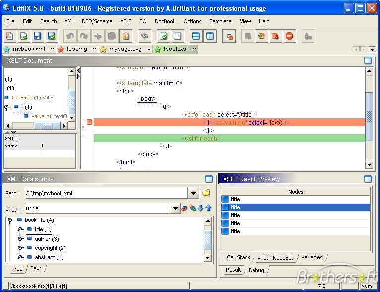 EditiX XML Editor b for download - 2shared